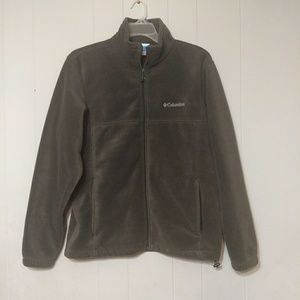 Columbia grey fleece jacket